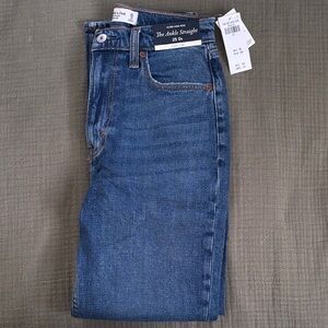 Abercrombie & Fitch Women's Ankle Straight Jeans - Blue